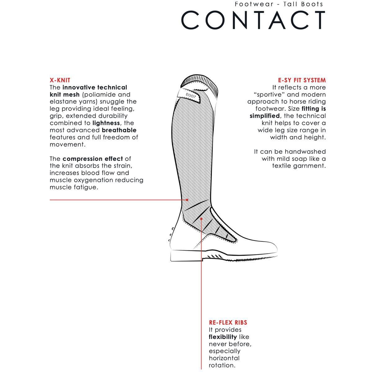 EGO 7 Contact Tall Boot