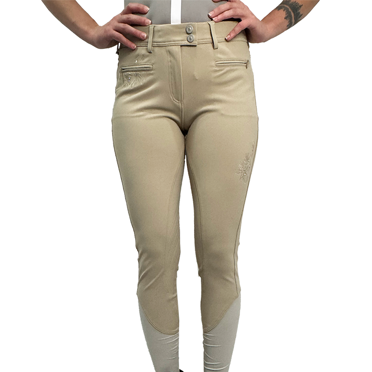 Samshield Adele Spring Flower Knee Grip Breeches- Sale