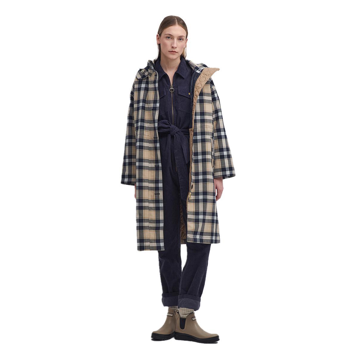 Barbour Women's Iris Tartan Waterproof Jacket - Sale