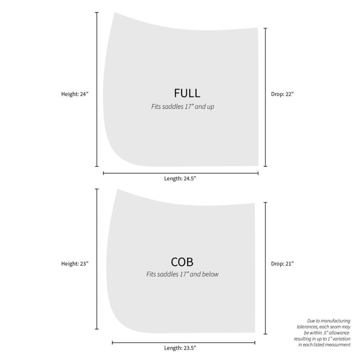 Dapplebay Gingham Dressage Saddle Pad