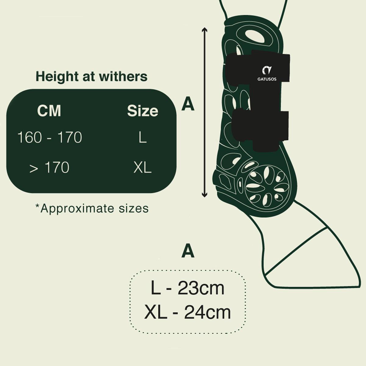 Gatusos Front Air Horse Boots