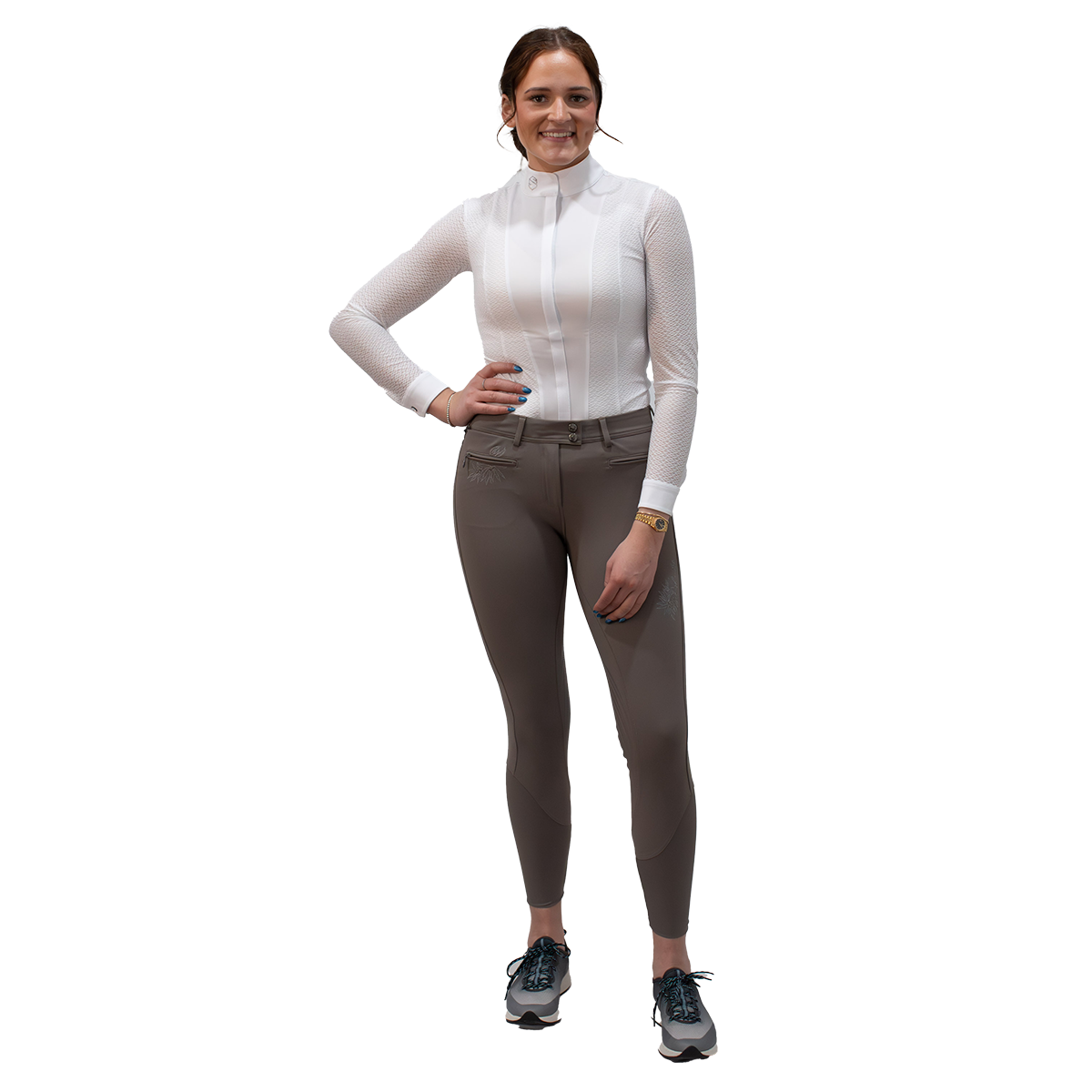 Samshield Adele Spring Flower Knee Grip Breeches- Sale