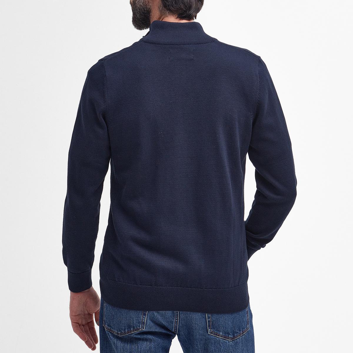 Barbour Men's Cotton Half Zip Knitted Jumper