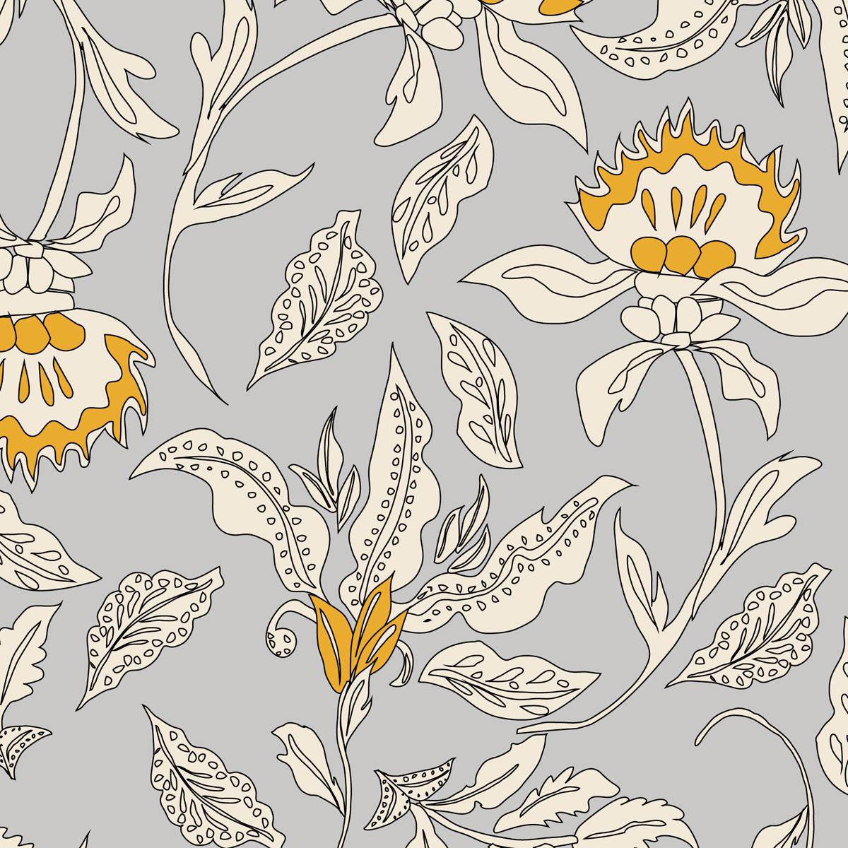 Kastel Dove Vintage Jacobean Crewneck Sweater