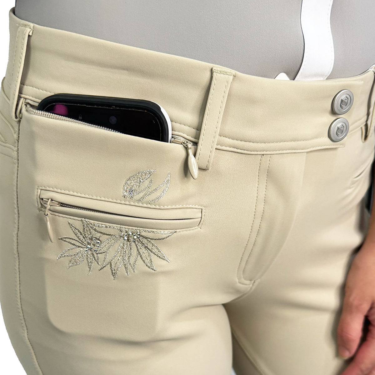 Samshield Adele Spring Flower Knee Grip Breeches- Sale