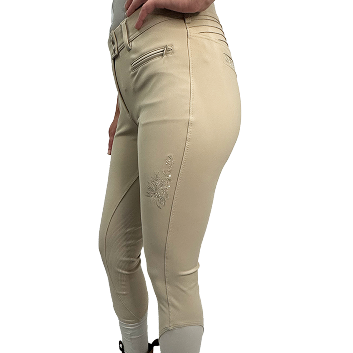 Samshield Adele Spring Flower Knee Grip Breeches- Sale