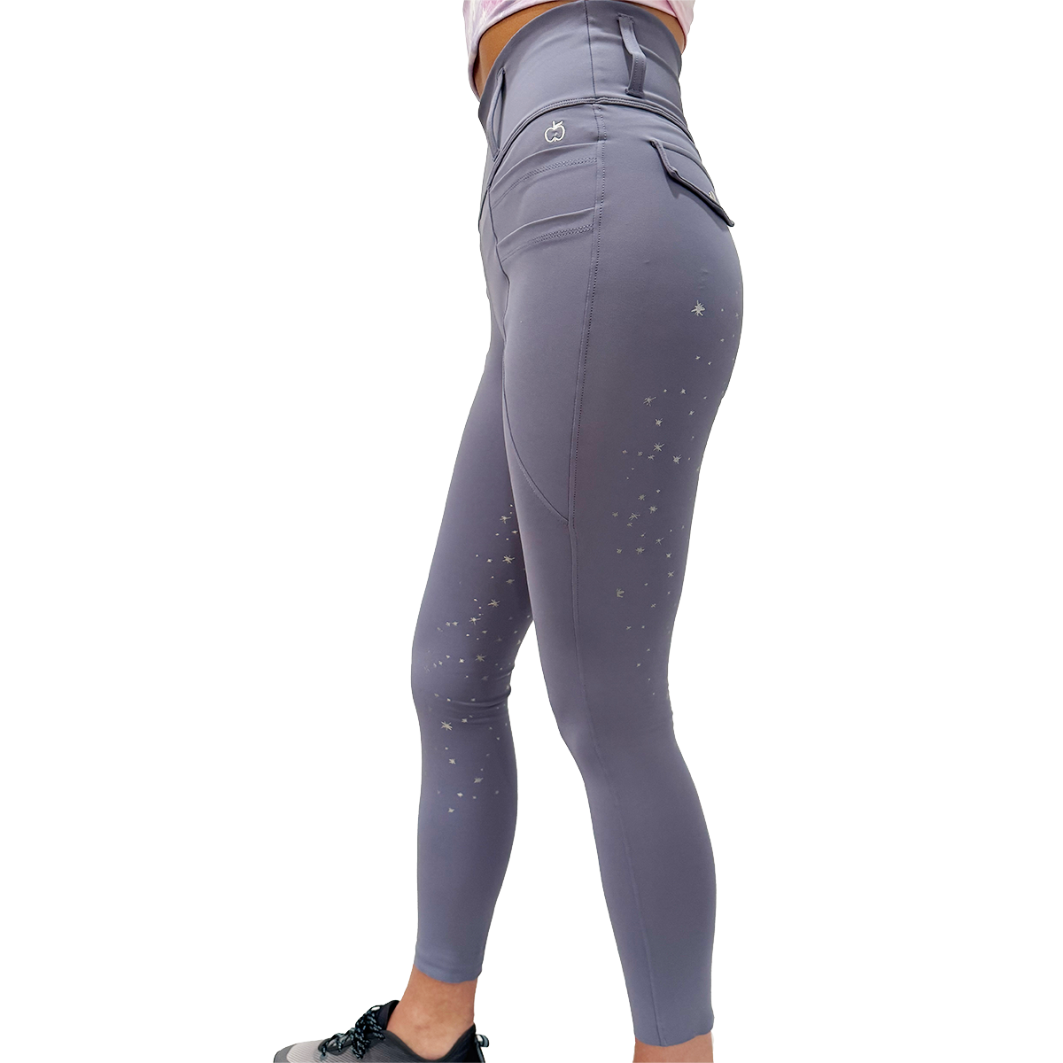 Dapplebay Lavender Haze Full Grip Riding Tights