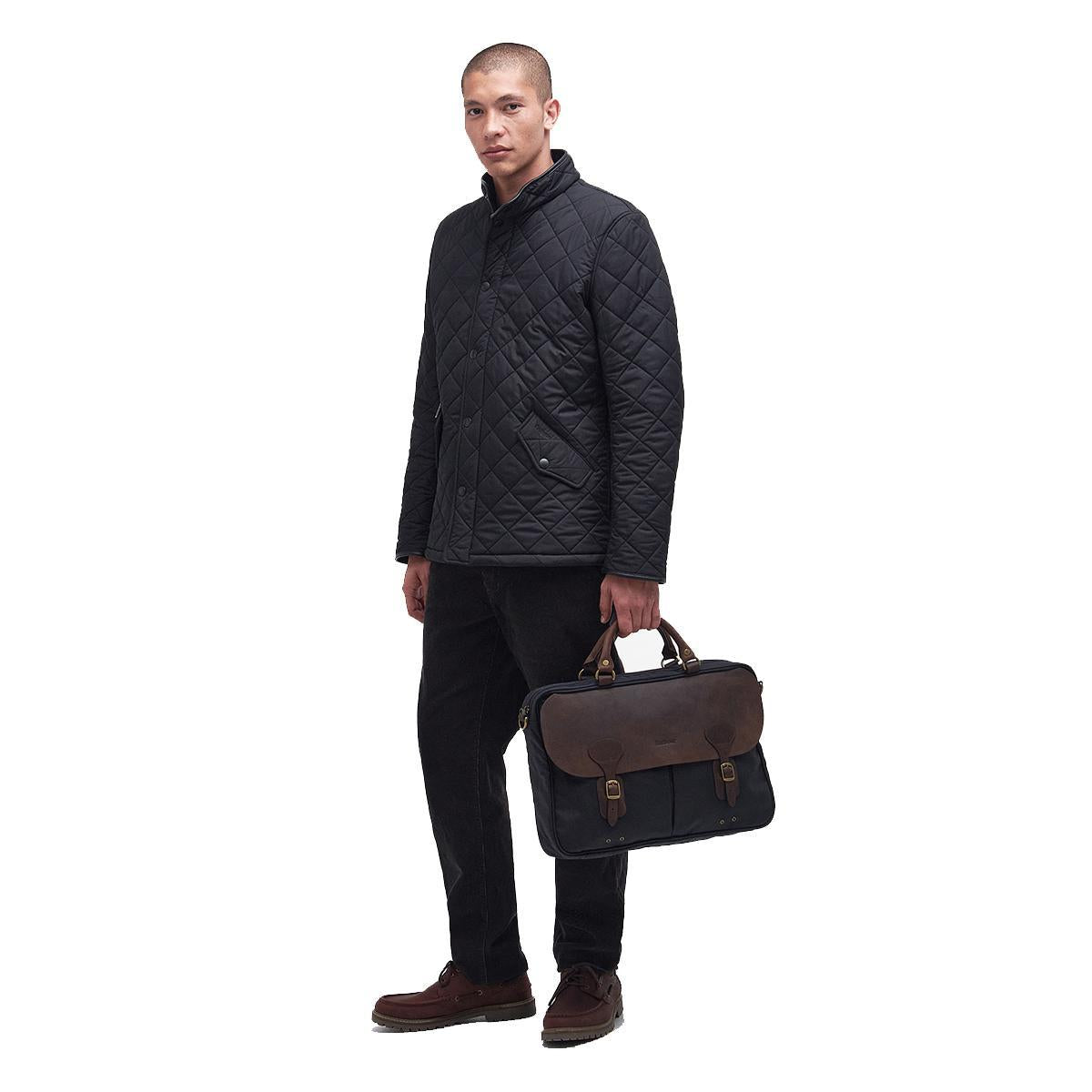 Barbour Wax Leather Briefcase