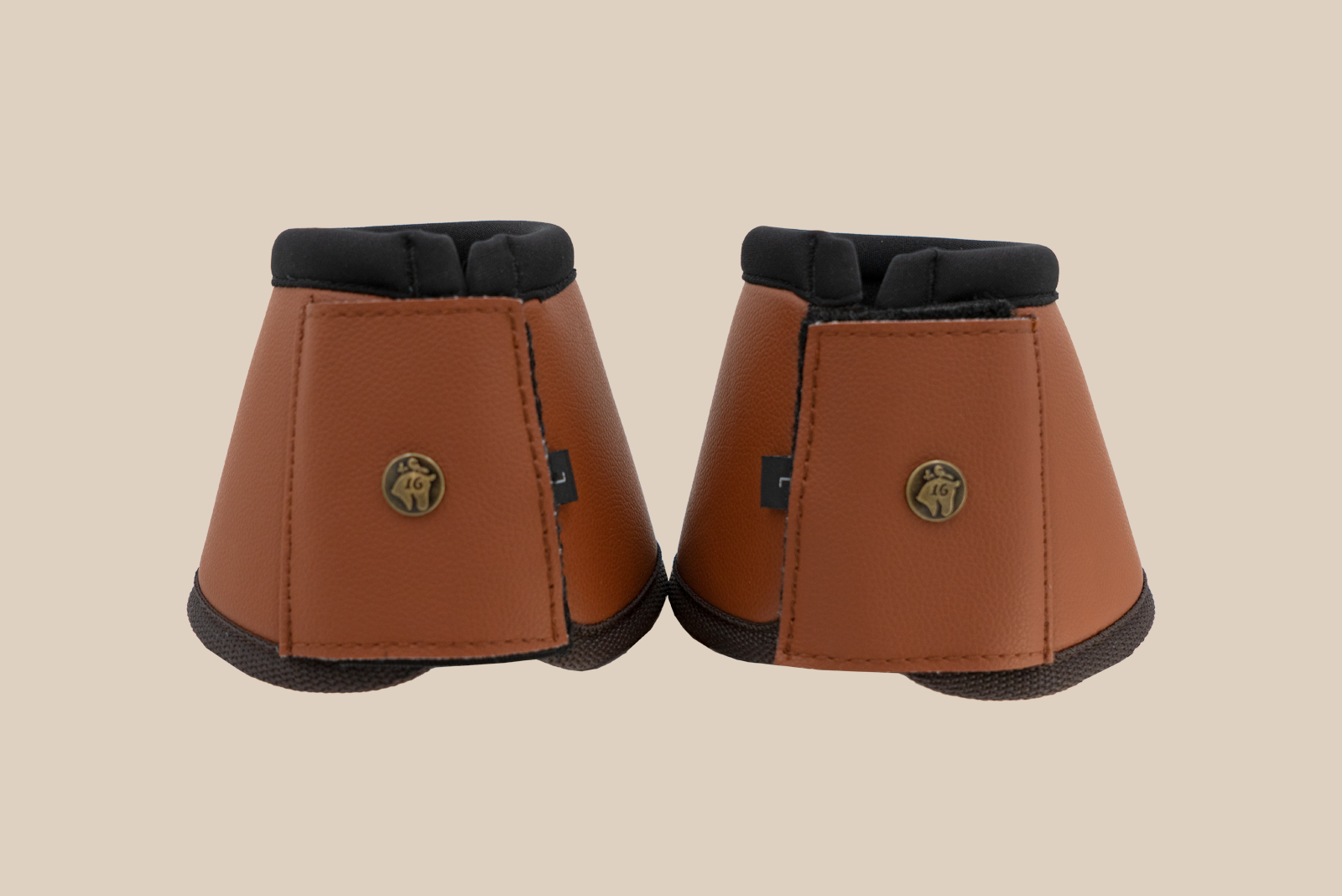 Sixteen Cypress Neoprene Bell Boots, Cognac