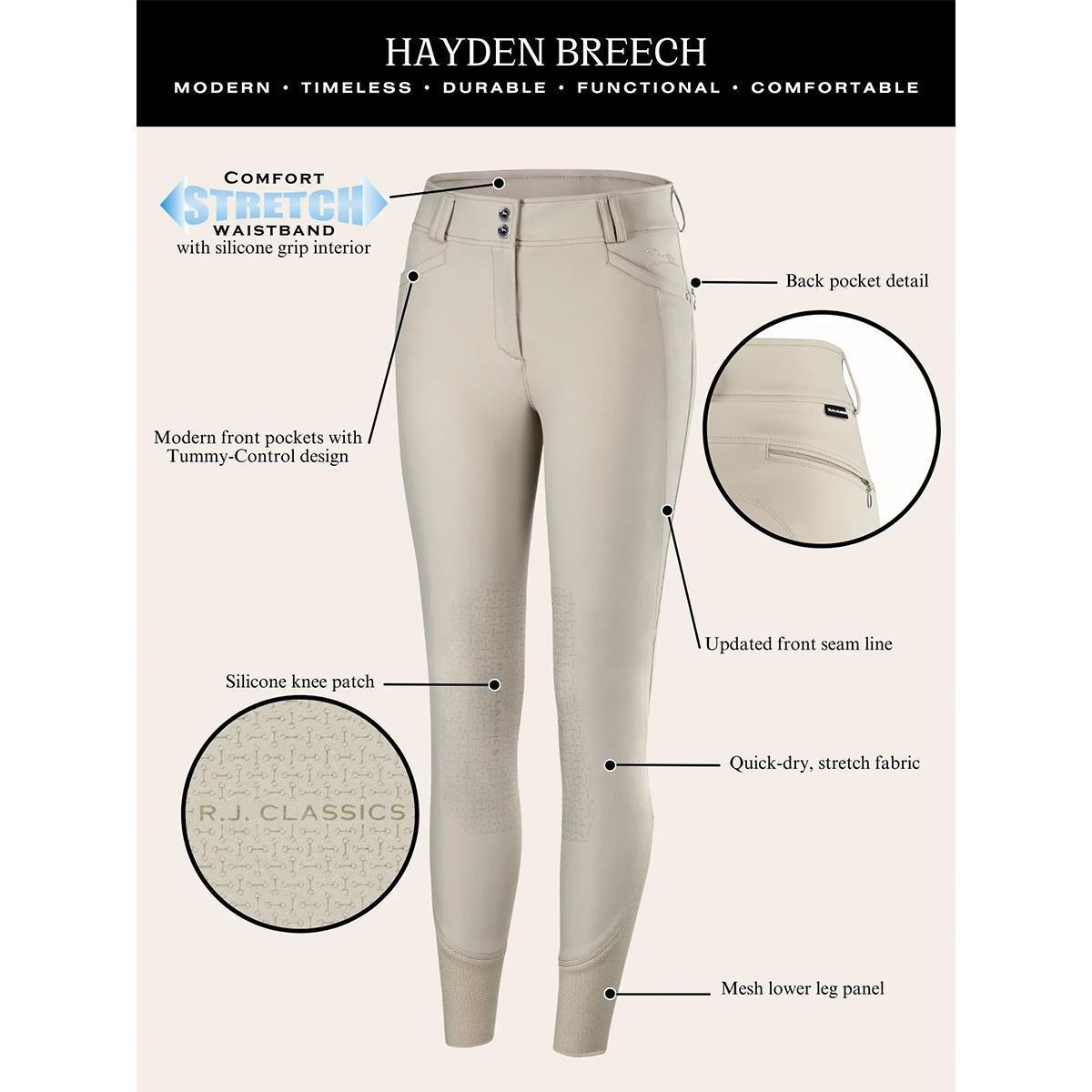 RJ Classics Women's Hayden Knee Patch Breeches