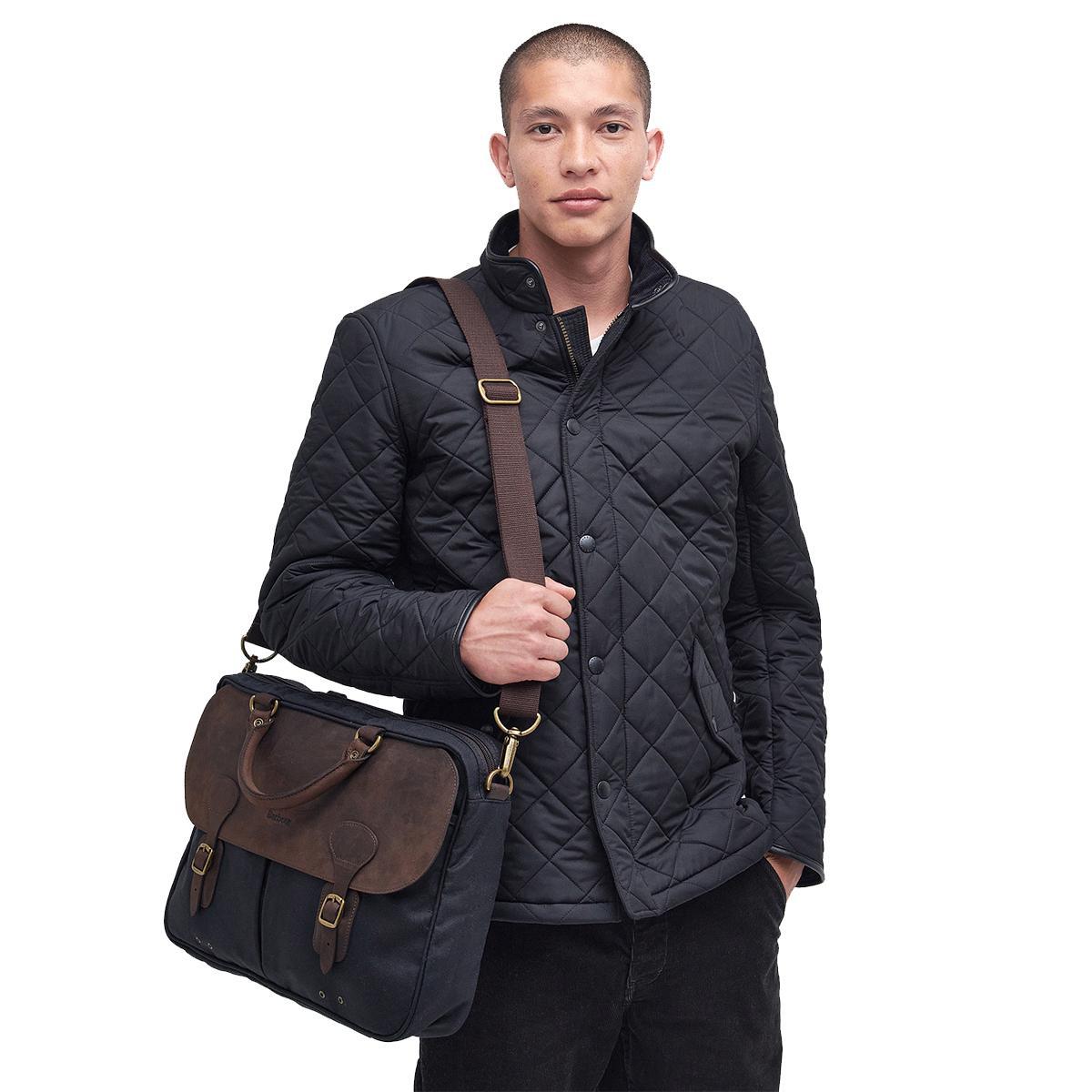 Barbour Wax Leather Briefcase