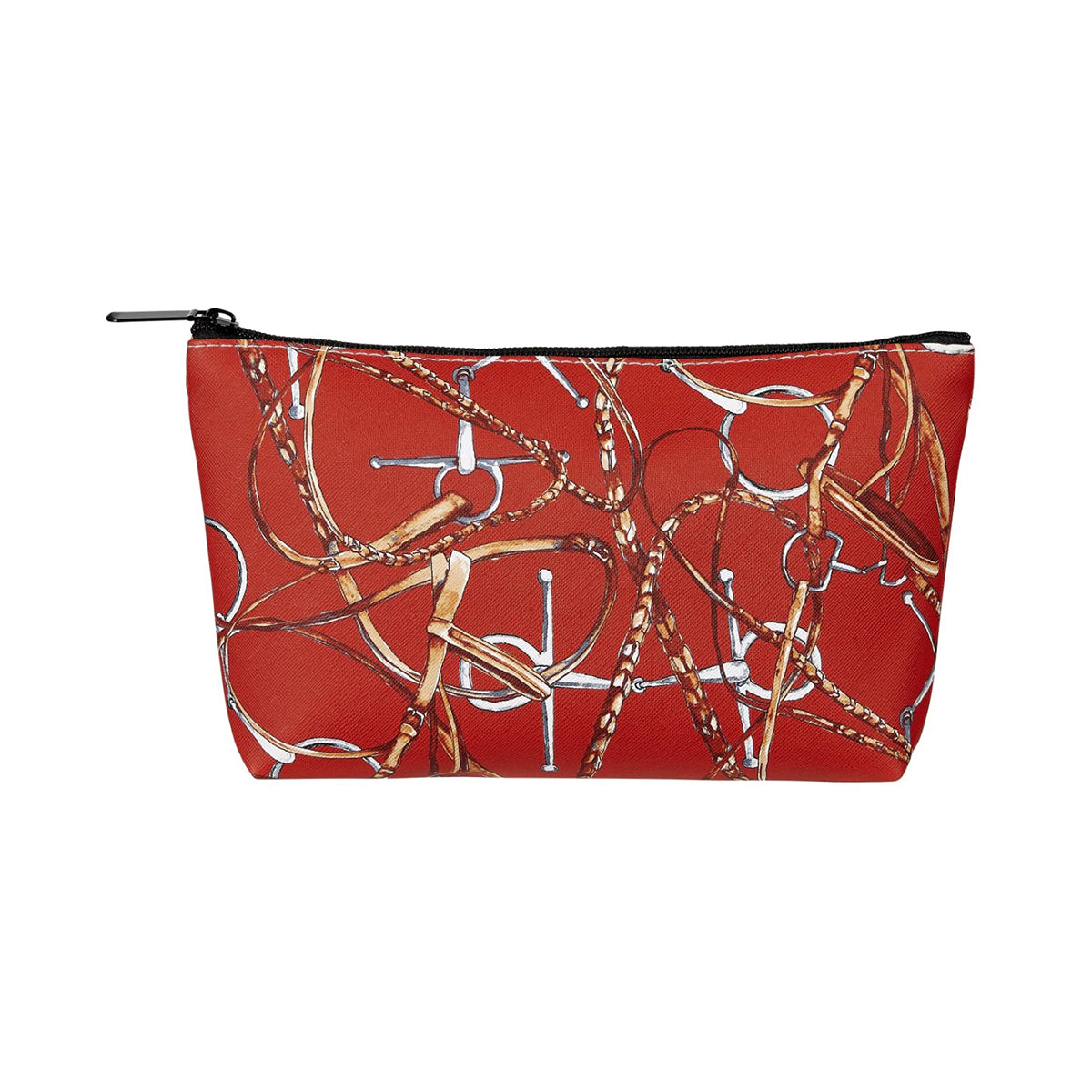 AWST Int'l "Lila" Snaffle Bridle Cosmetic Pouch