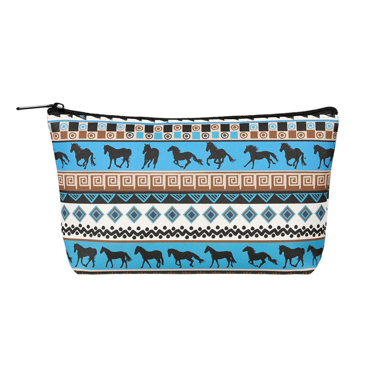 AWST Int'l Tribal Horses Cosmetic Pouch