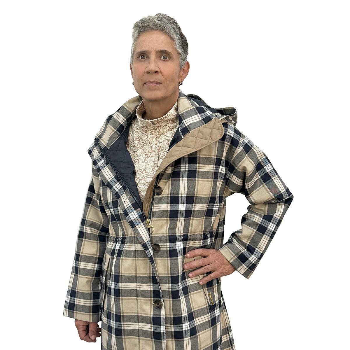 Barbour Women's Iris Tartan Waterproof Jacket - Sale