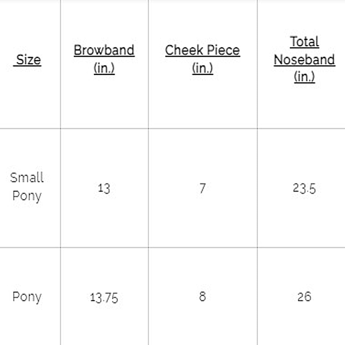 Belle and Bow Equestrian Pony Sugarbrook Bridle