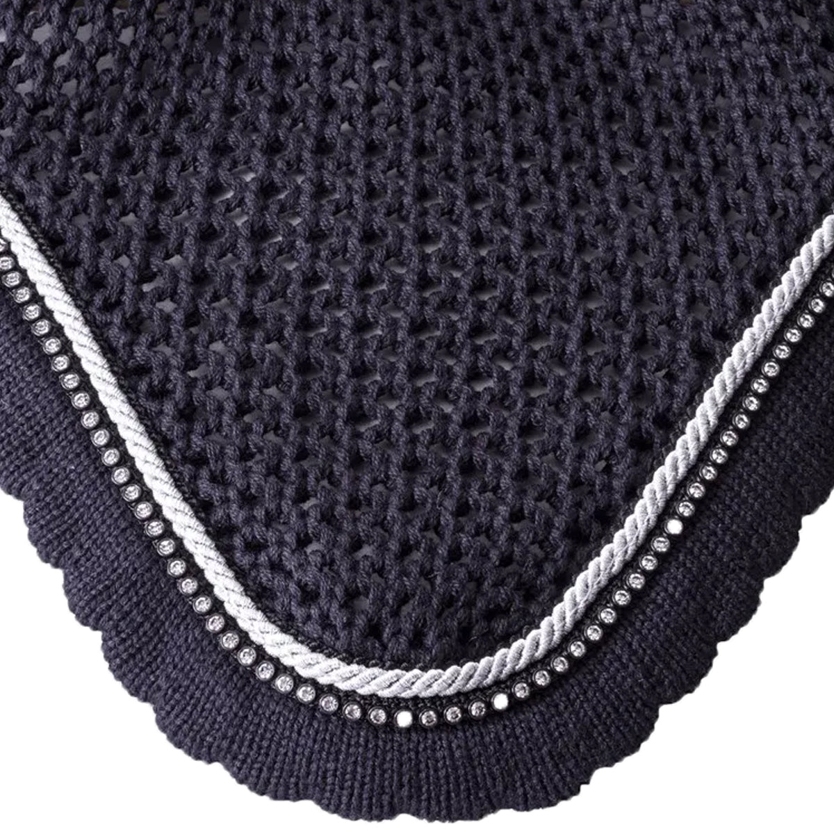 Equiline Rio Ear Bonnet With Rhinestone Trim