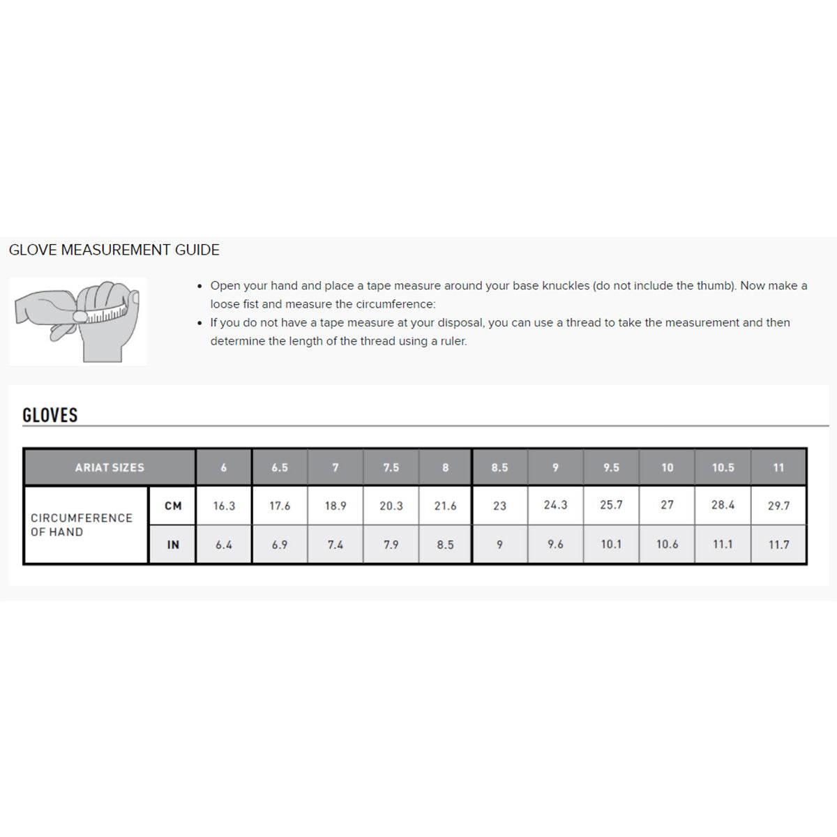 Ariat TEK Grip Gloves