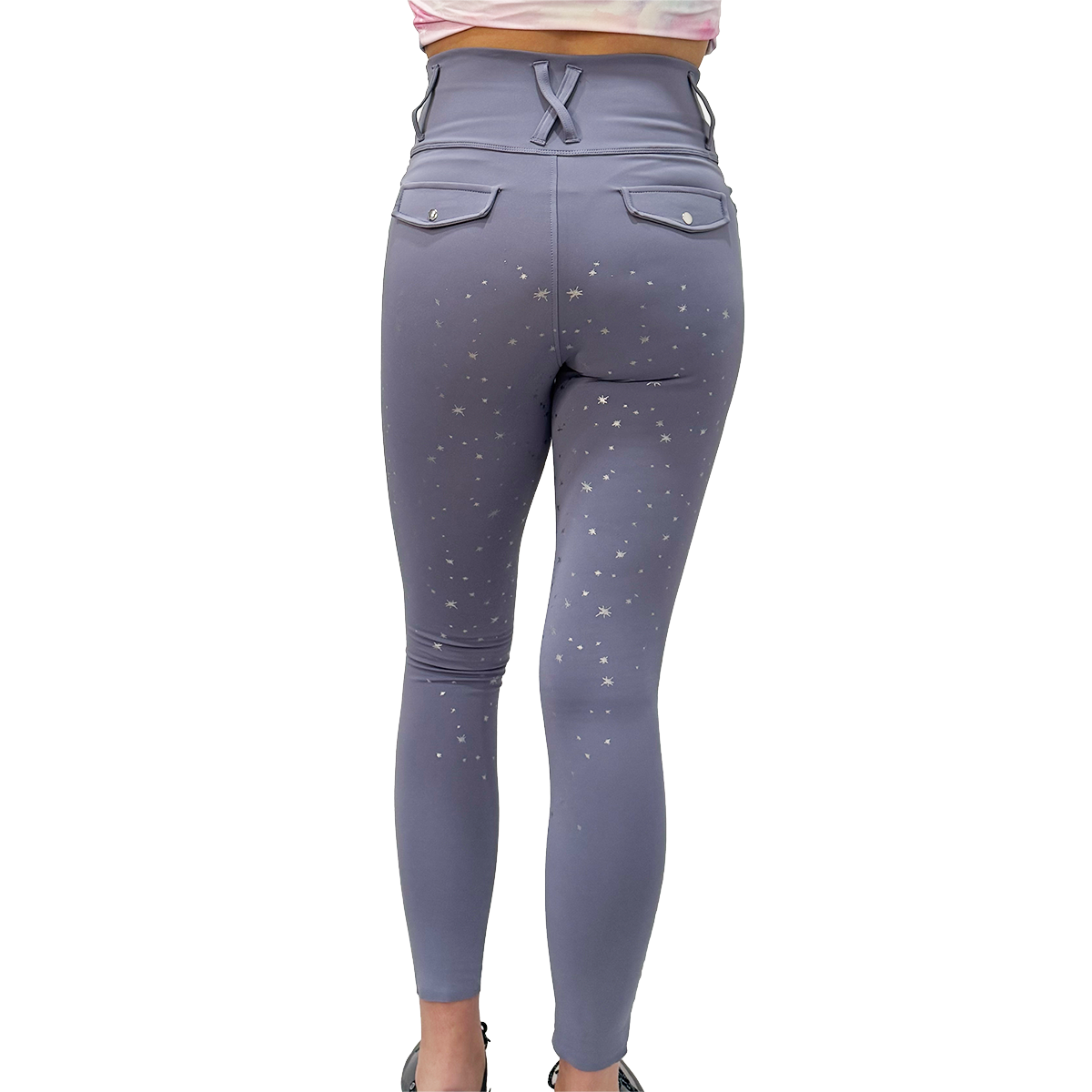 Dapplebay Lavender Haze Full Grip Riding Tights