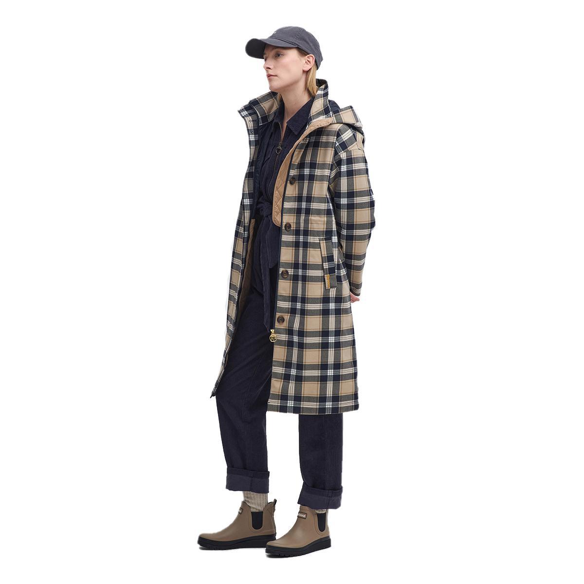Barbour Women's Iris Tartan Waterproof Jacket - Sale